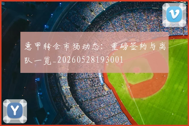 意甲转会市场动态：重磅签约与离队一览_20260528193001
