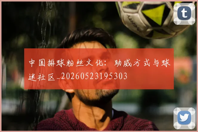 中国排球粉丝文化：助威方式与球迷社区_20260523195303